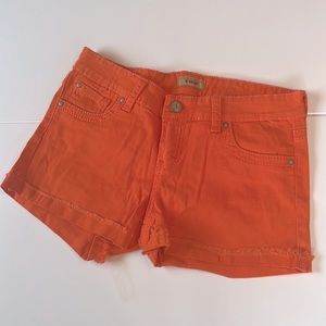 LIKE NEW flirty orange shorts
